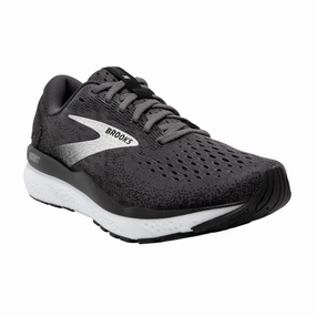 Brooks Women's Ghost 16 Black/White Bounce Boost Heel Geometry