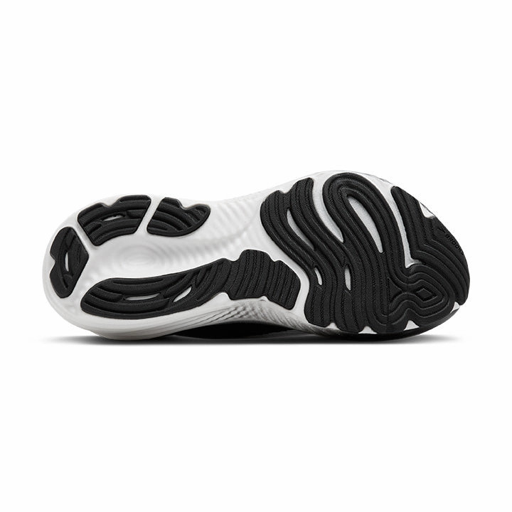 Brooks Women's Glycerin StealthFit 22 White/Black Compression Web Exoskeleton Ergonomic foot shape