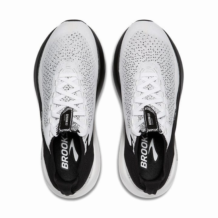 Torsional Flexibility System Shock - absorbing foam Brooks Women's Glycerin StealthFit 22 White/Black