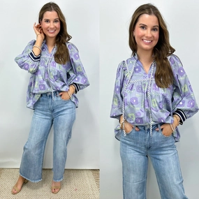 Quick Dry Technology Sunset Tides Top