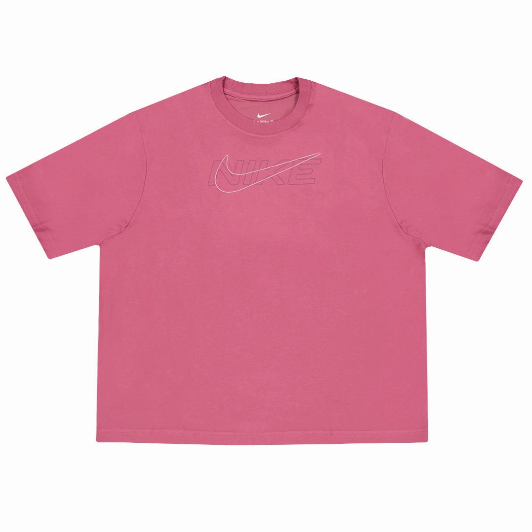 Casual Fit Silhouette Reversible Dual Layer Nike - Women's Dri-Fit Short Sleeve Boxy T-Shirt (DX7984 656)