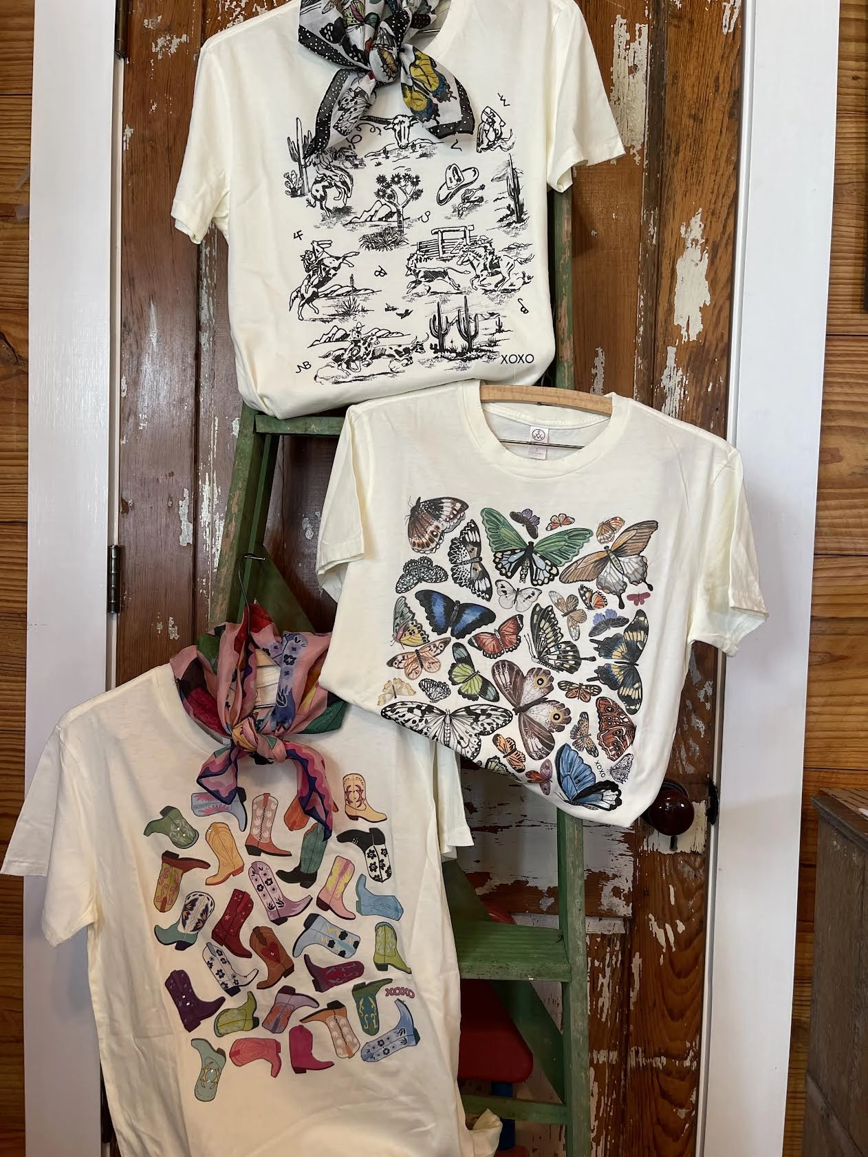 Butterflies Galore Graphic Tee Cozy Fit