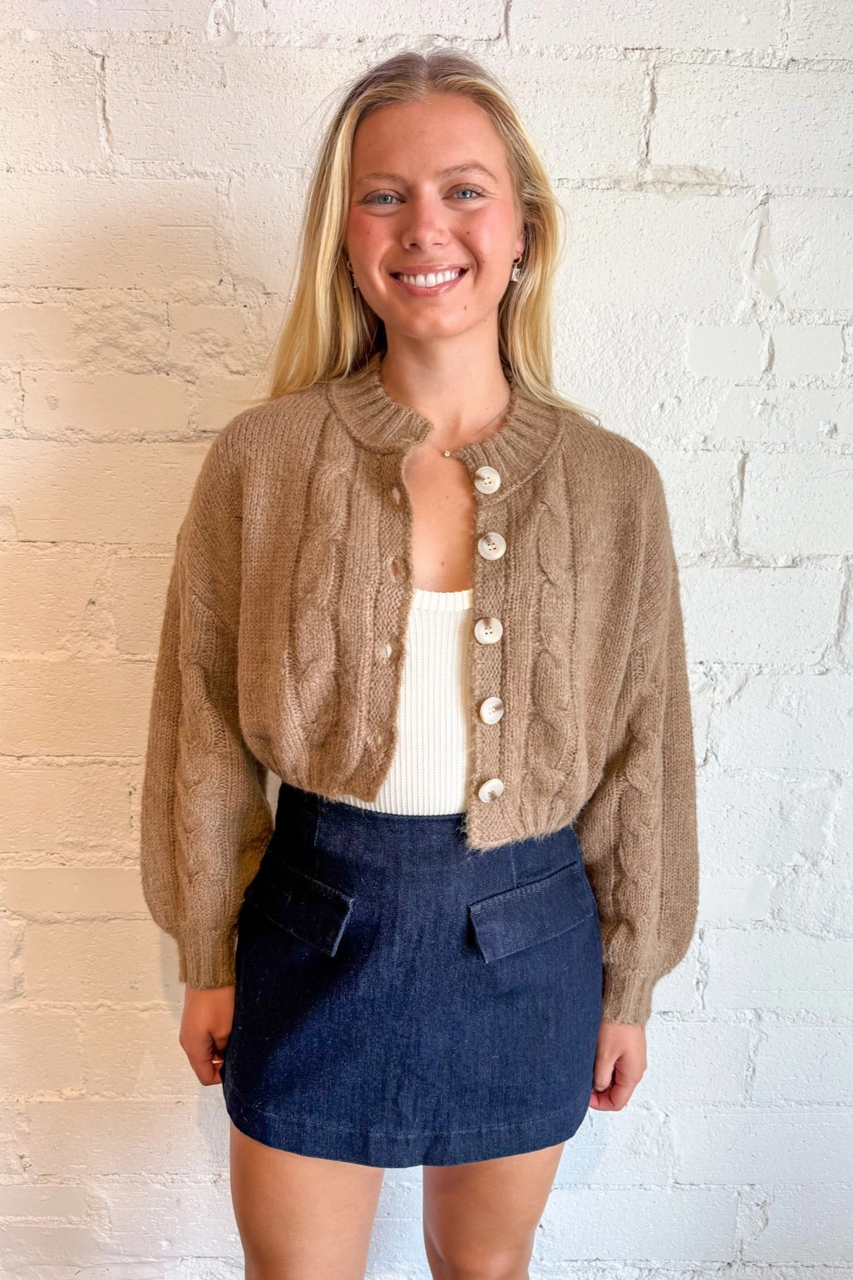 Caramel Cloud Sweater Functional Piece