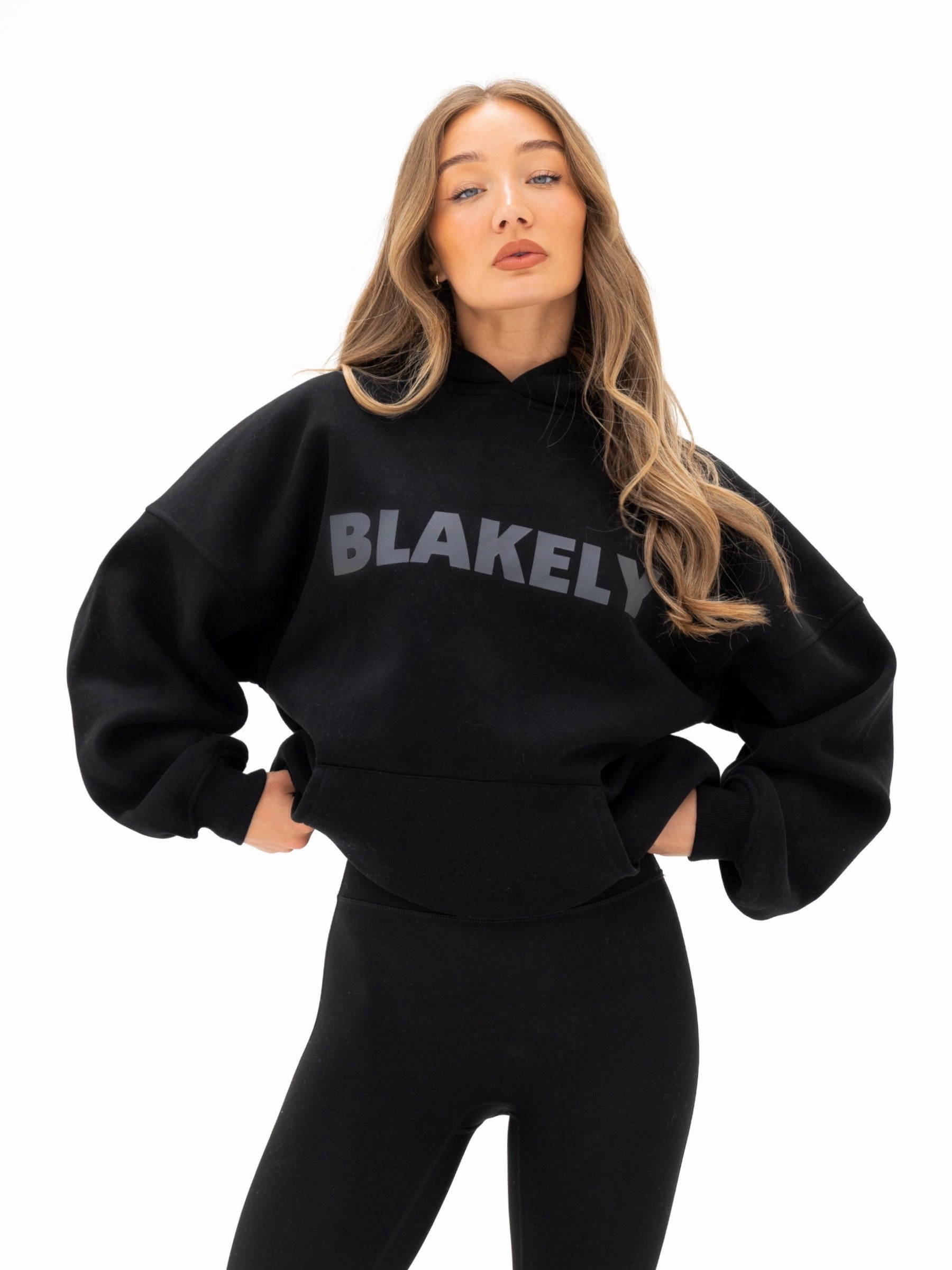 Polo wear Neutral palette Studio Oversized Hoodie - Tonal Black