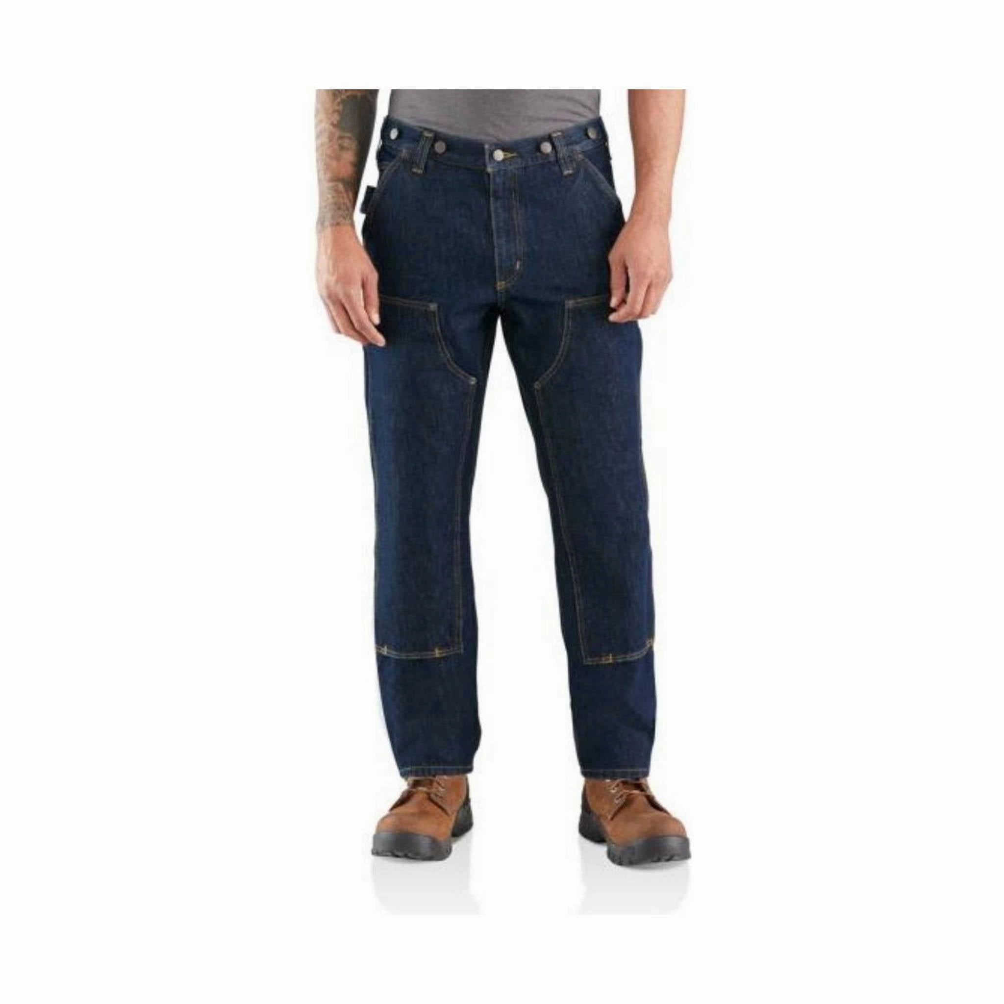 Casual Friday Picnic Style Nature Lover Affordable Outdoor Adventure Artist Vibe Carhartt Men's Rugged Flex? Relaxed Fit Utility Logger Jean - Freight