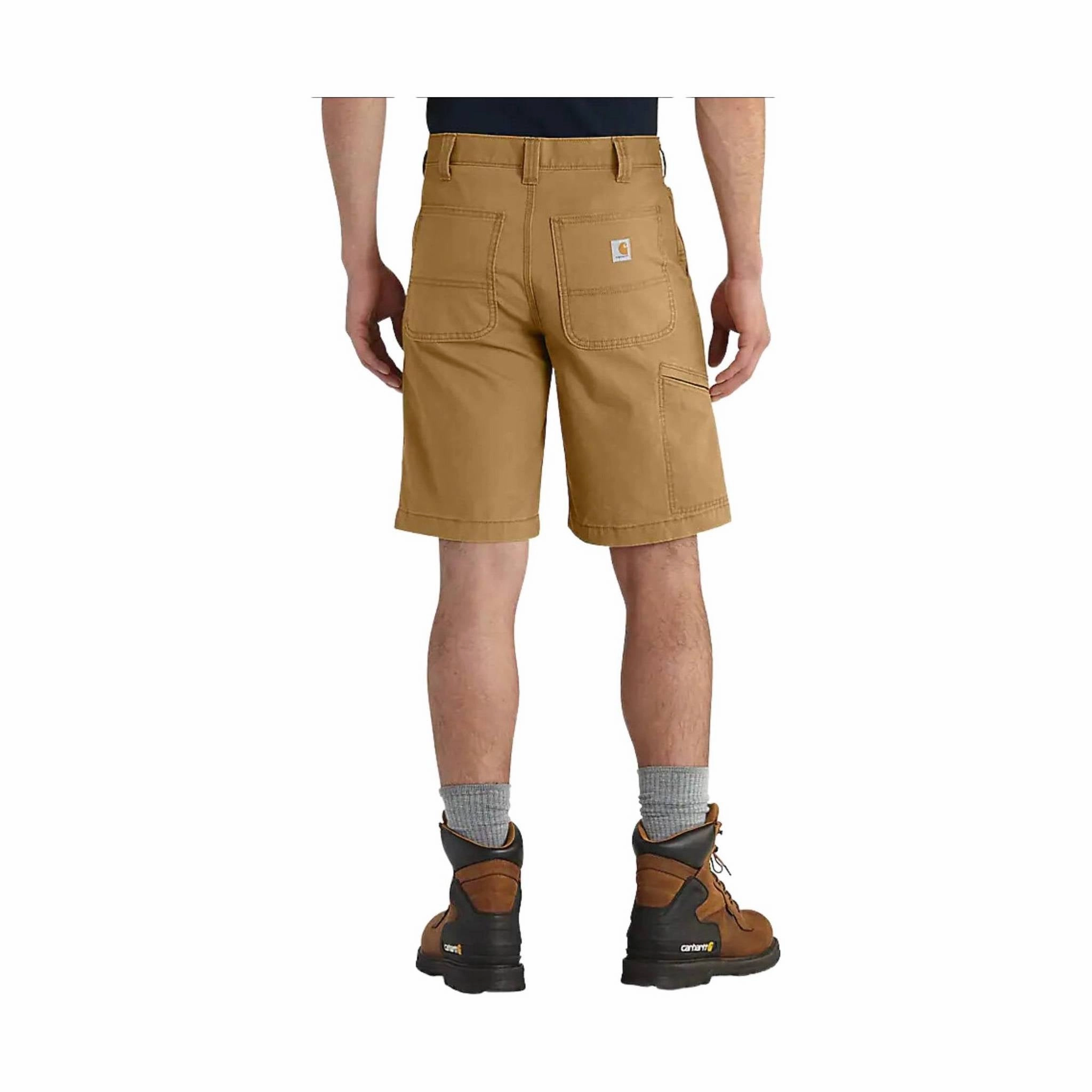 Soft Motion Carhartt Men's Rugged Flex Rigby Short 10 Inch - Hickory