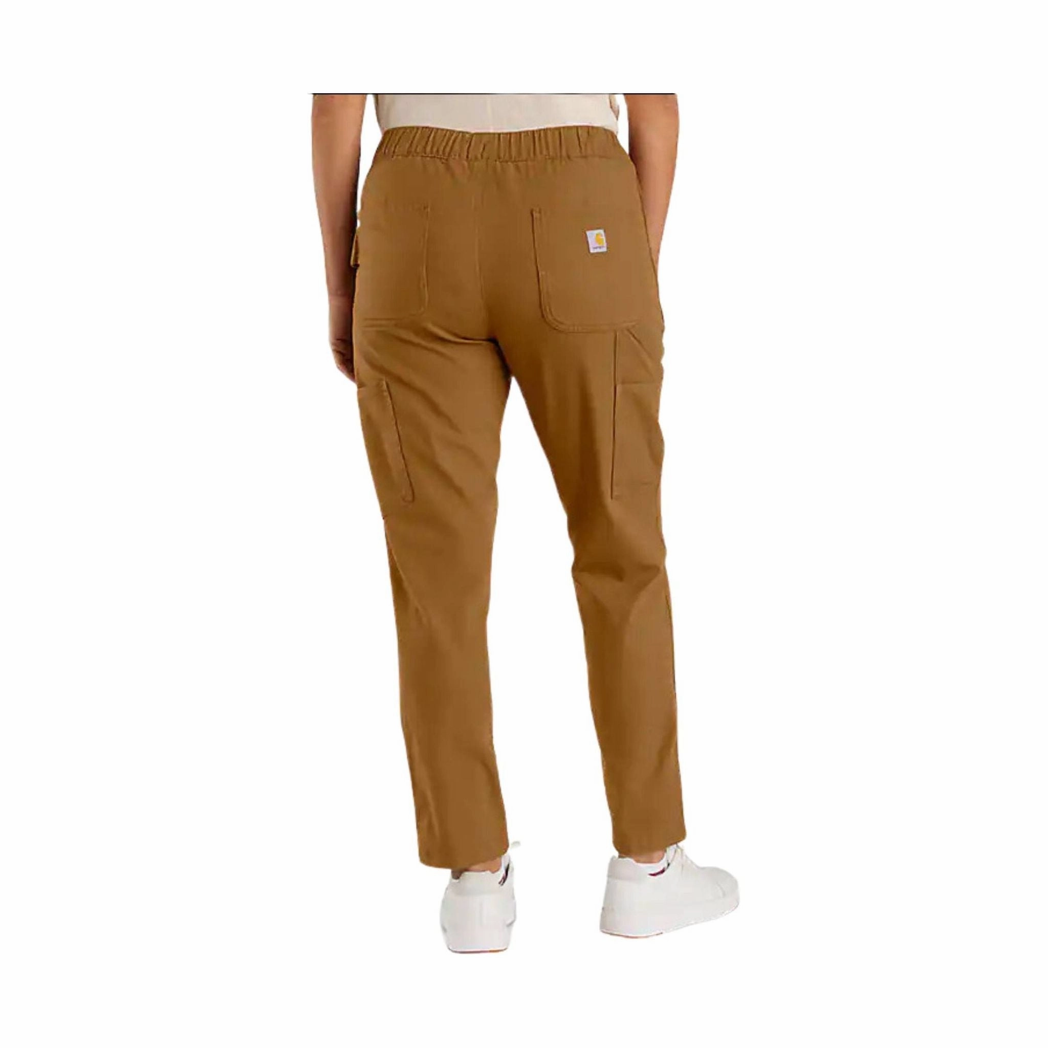 Carhartt Women's Force Relaxed Fit Ripstop Work Pant - Carhartt Brown Free Movement
