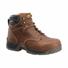 Seamless Comfort Remote Hiking EasyToClean Carolina Men's Bruno Lo 6 Inch Composite Broad Toe Work Boot - Copper Crazy Horse