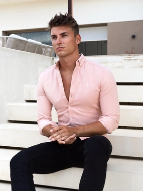 Castilla Long Sleeve Shirt - Pink Spring Trend