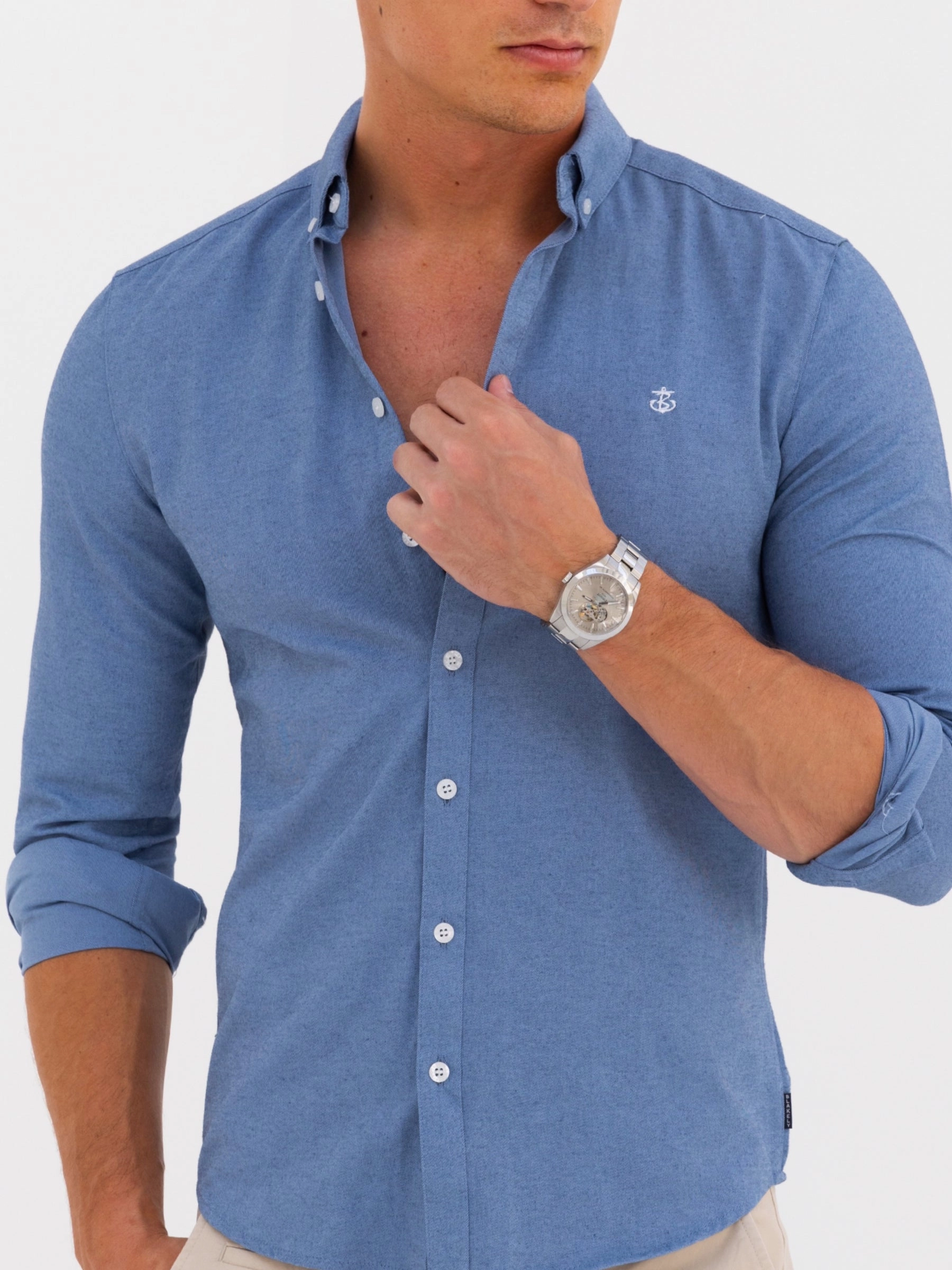 Dallas Long Sleeve Shirt - Denim Blue shopping spree