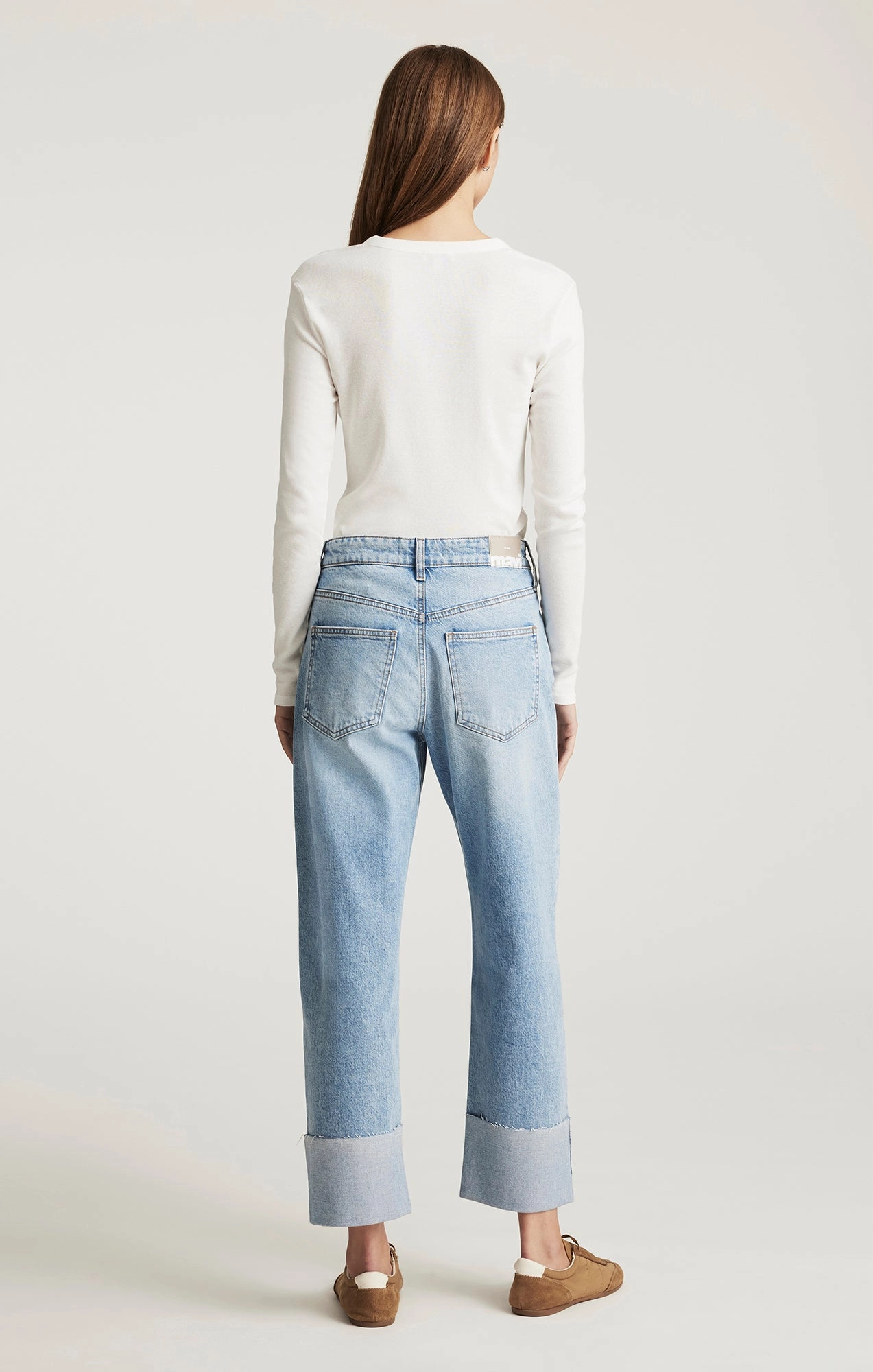 Comfy Home Comfort Weekend Getaway SAVANNAH CUFFED STRAIGHT LEG IN LIGHT BRUSHED CLASSIC BLUE