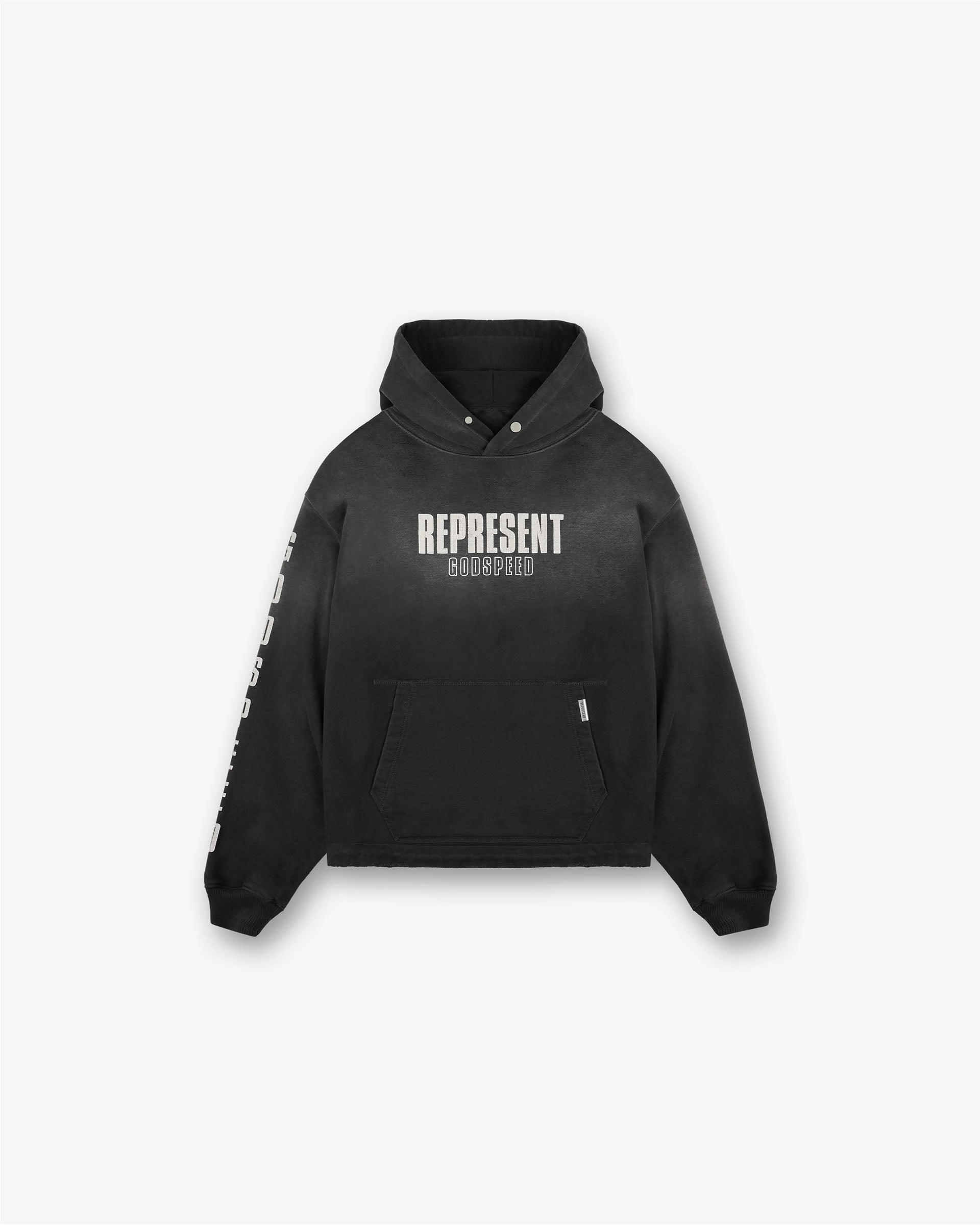 Sailing wear Armadillo like Godspeed Hoodie - Aged Black
