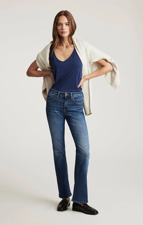 VICKY BOOTCUT IN DARK BRUSHED FLEX BLUE Date Night Sunny Vibes Daily Fit