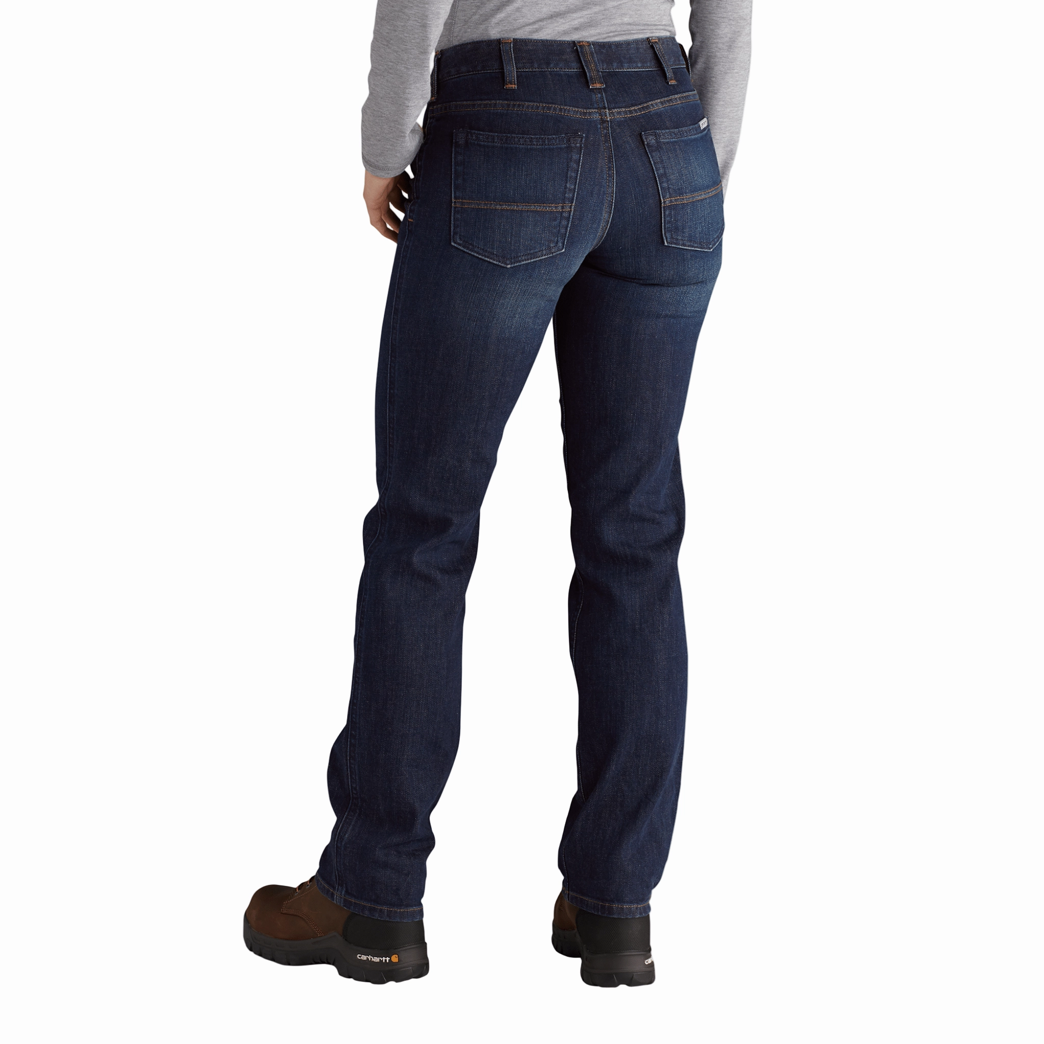 Carhartt Women's Original Fit Blaine Jean - Bluestone Selvedge Denim City Walk Smooth