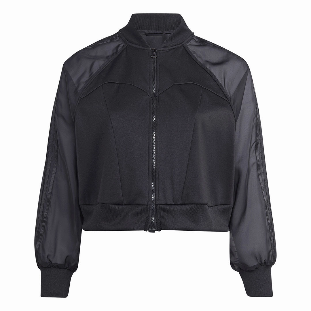 adidas - Women's Original SuperGirl Track Top (Plus Size) (IC7226) Flexible Zipper Guards Heavyweight Fabric