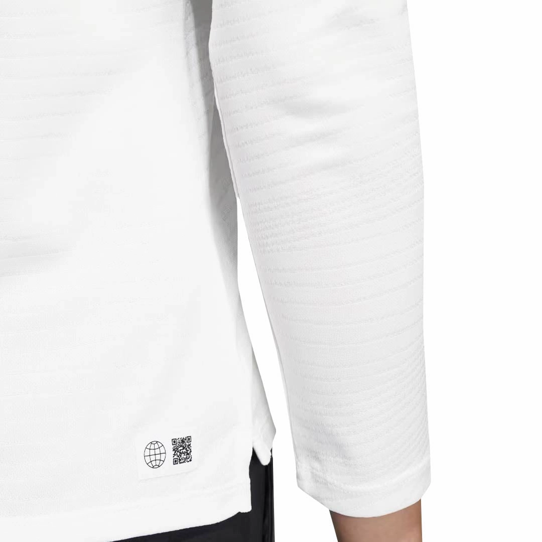 Zipper Closure System adidas - Women's Made to be Remade Long Sleeve Polo (HT1386)