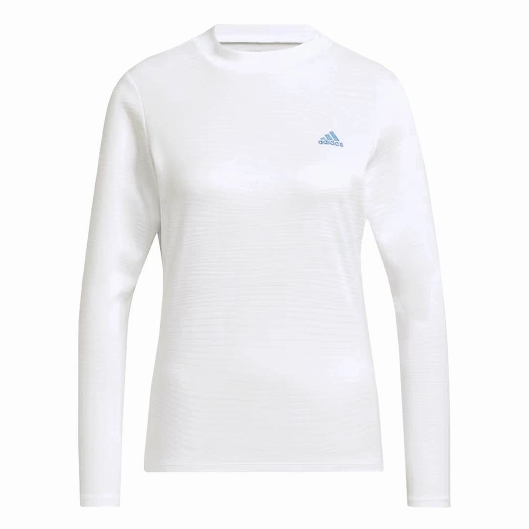adidas - Women's Made to be Remade Long Sleeve Polo (HT1386) MoistureWickingTechnology Utility Inspired Look