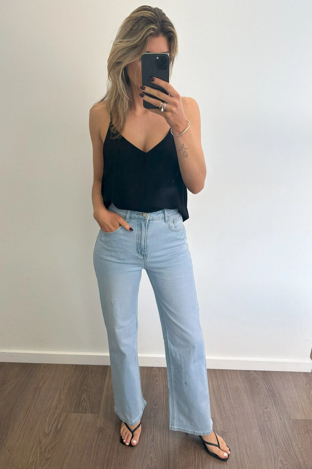 Izzy Jeans Double Stitched