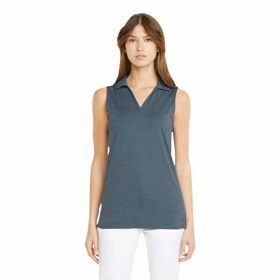 Puma - Women's Cloudspun Coast Sleeveless Polo (532992 15) Comfy Layers