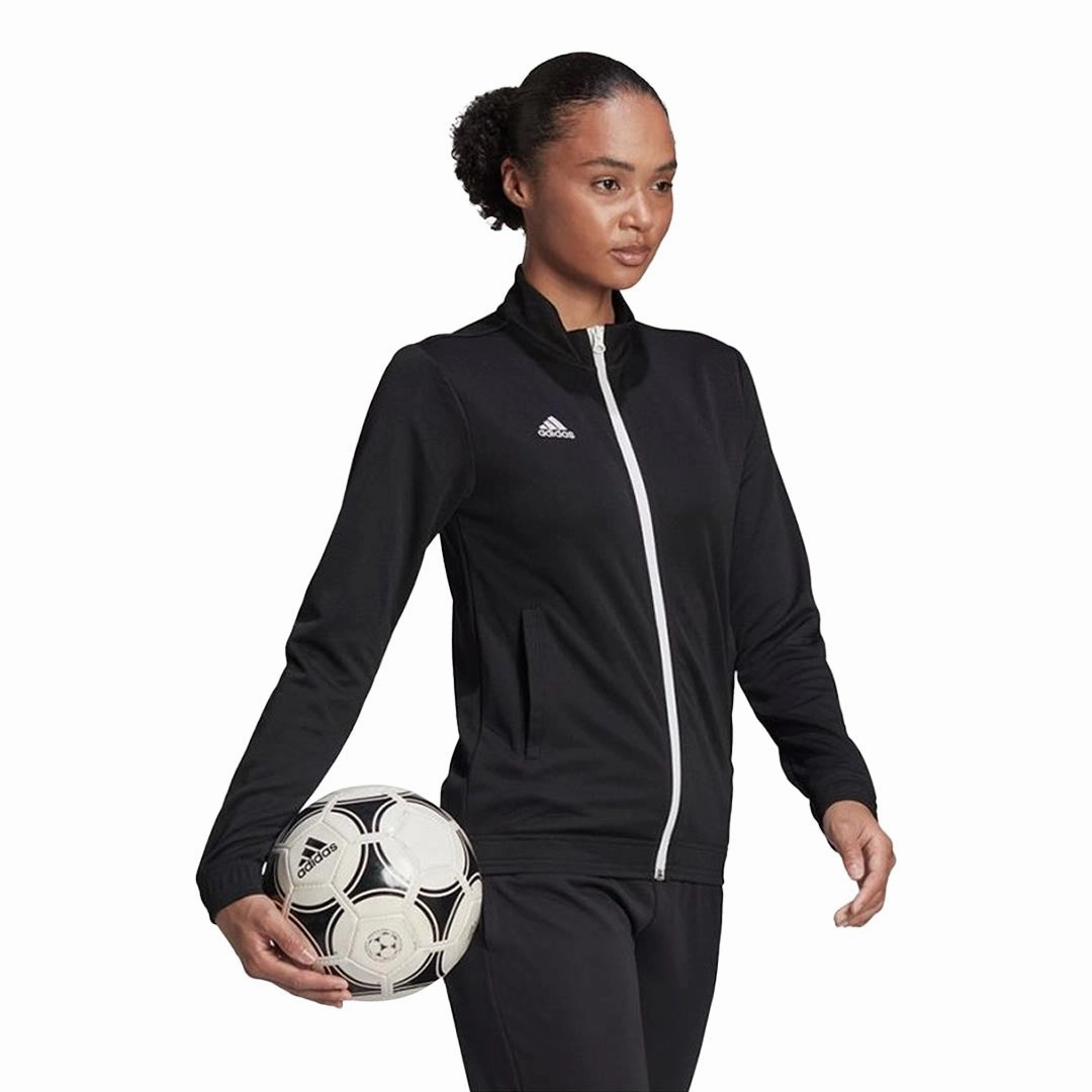 adidas - Women's Entrada 22 Track Jacket (H57525) Windproof Cuffs Eco Certified Textiles