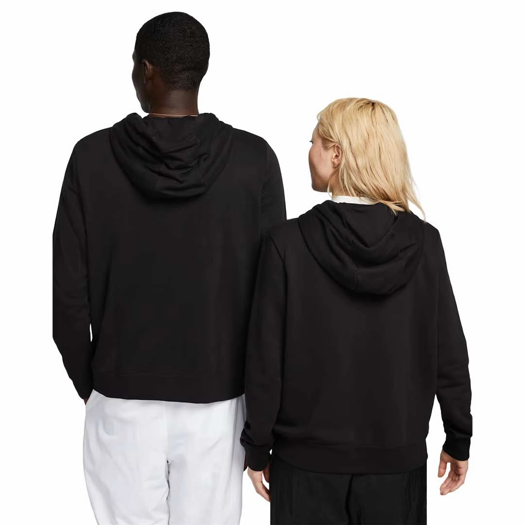 Glow In The Dark Accents Contemporary Fit Nike - Women's NSW Club Fleece Full Zip Hoodie (DQ5471 010)