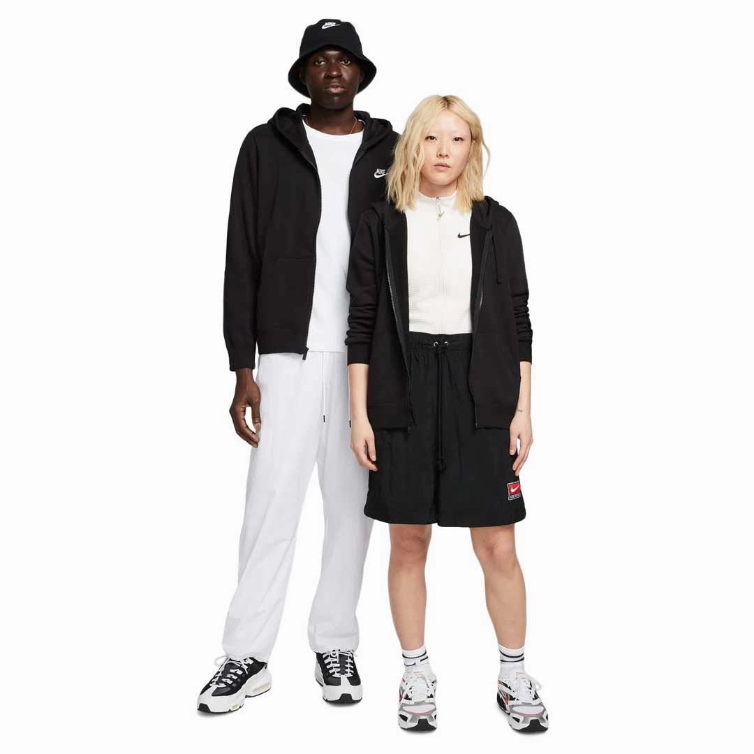 Nike - Women's NSW Club Fleece Full Zip Hoodie (DQ5471 010) Evening Chill Piece