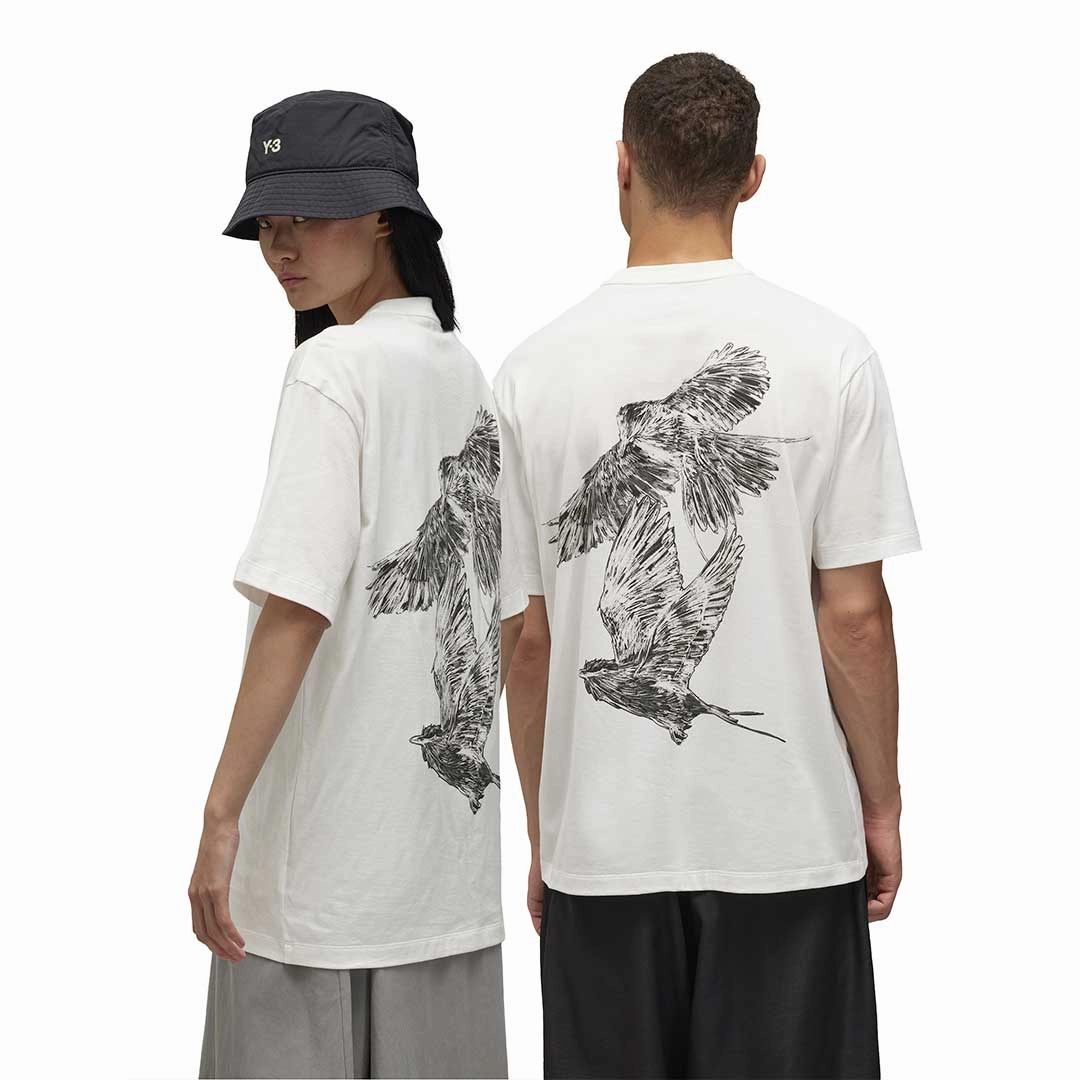 adidas - Unisex adidas x Y-3 Graphic Short Sleeve T-Shirt (IX0402) Weather Smart Look