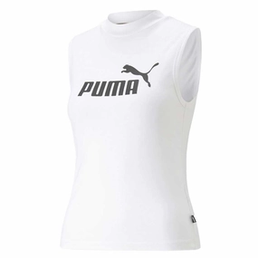 Puma - Women's Essential Slim Logo Tank Top (673695 02) Advanced Insulation Minimalist Pocket Layout