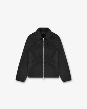 Powered By Represent Motor Jacket - Black Bold Statement Street Ready
