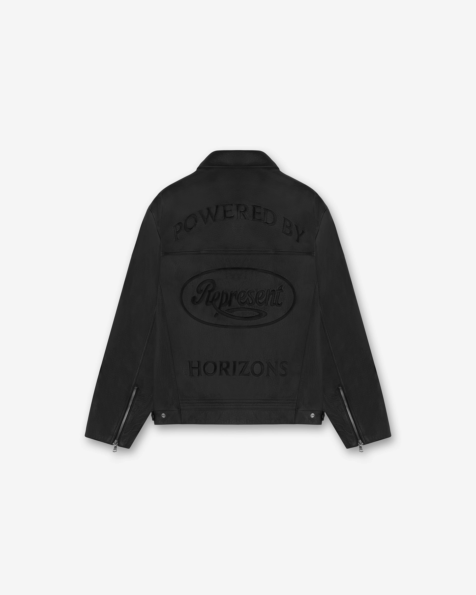 Powered By Represent Motor Jacket - Black Quick Dry Technology High Neck
