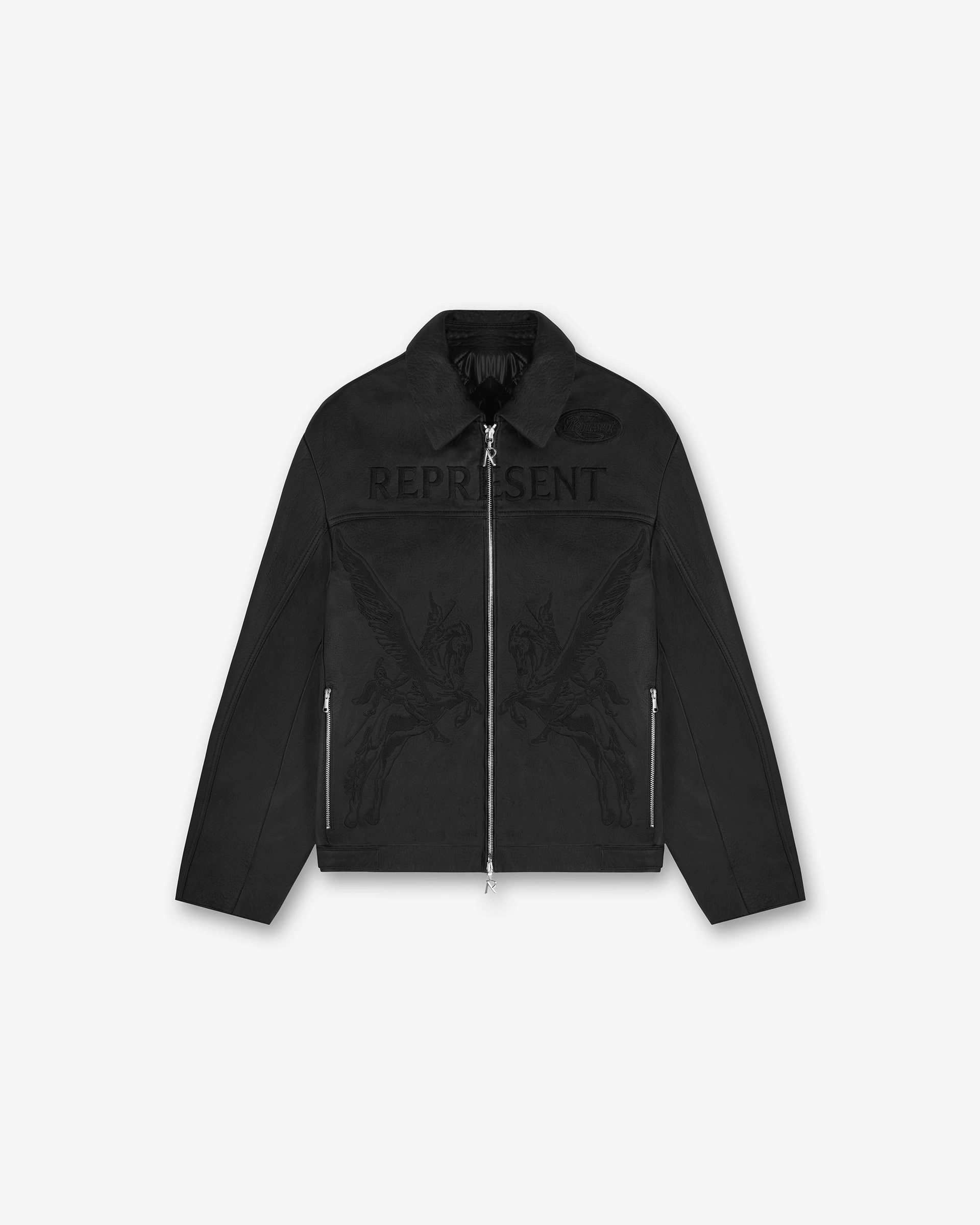 Powered By Represent Motor Jacket - Black Bold Statement Street Ready