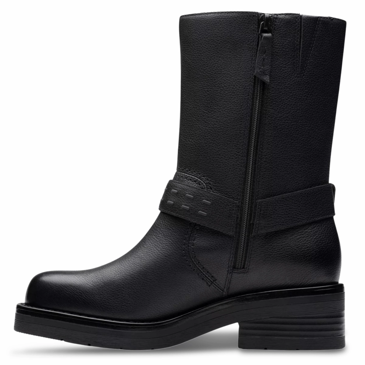 Anti-static Reinforced Form Weekend Wanderer Clarks Women's Rebelle Up Black Leather