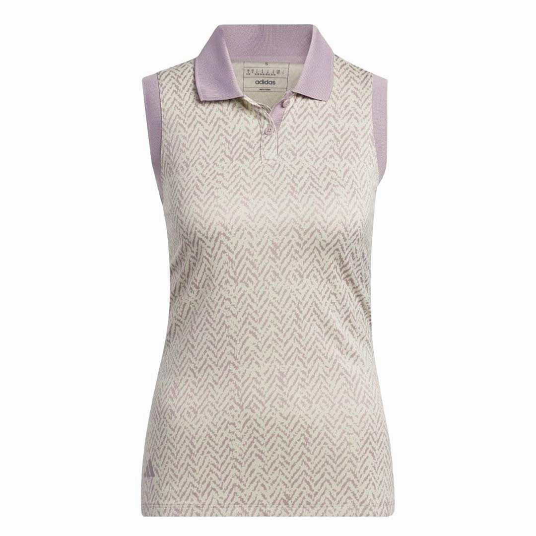 adidas - Women's Ultimate365 Jacquard Sleeveless Polo (IP8691) NonIrritatingLining