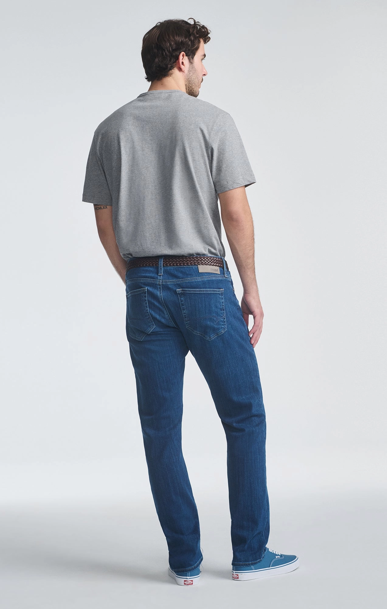 Plain Favorite MARCUS SLIM STRAIGHT LEG IN DARK BRUSHED SUPERMOVE