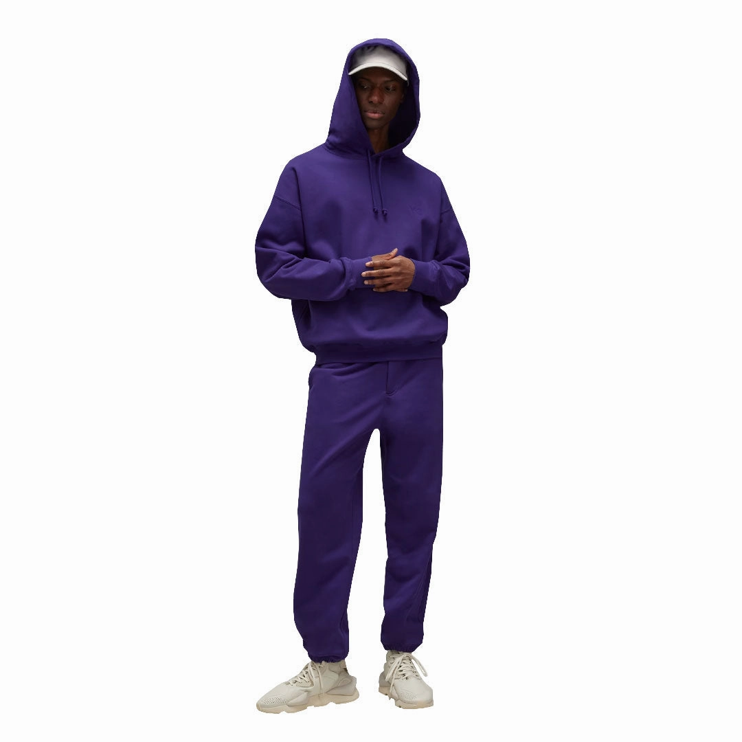 adidas - Unisex adidas x Y-3 Brushed Terry Hoodie (JD9816) Abrasion Resistant Finish Unisex Casual Fit