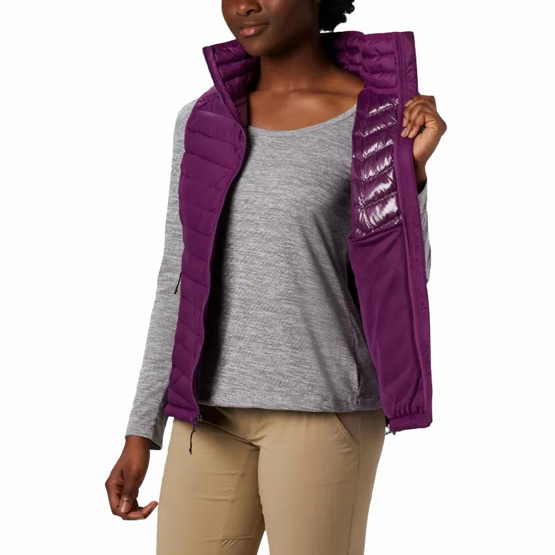 Stretchable Waistband Columbia - Women's Powder Lite Vest (1757411 594)