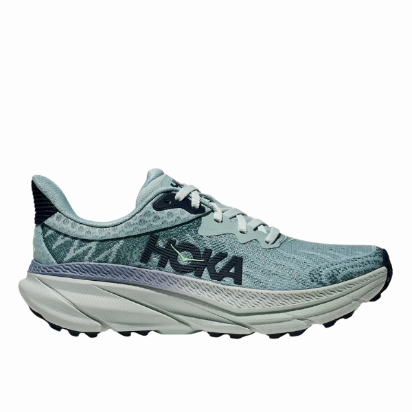 HOKA Women's Challenger ATR 7 Wide Aqua all - terrain running shoes