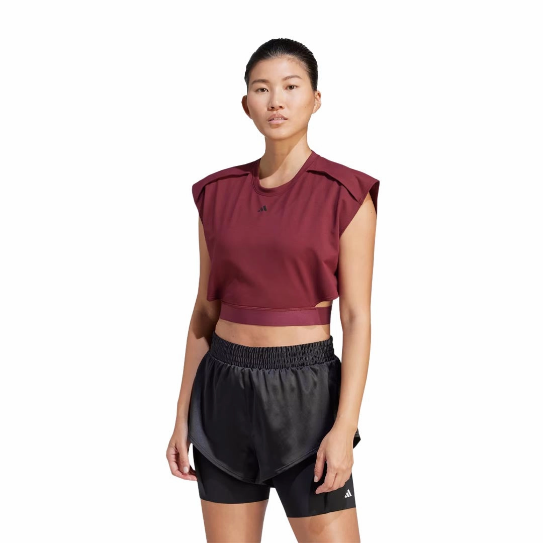 Outer Chill Piece adidas - Women's Power Crop Sleeveless T-Shirt (IM2708)