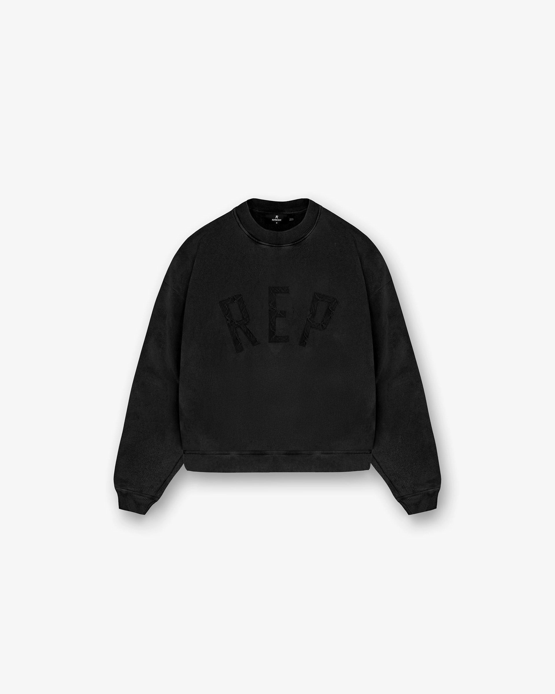 Rep Applique Sweater - Off Black Fresh Layer Inner Layer