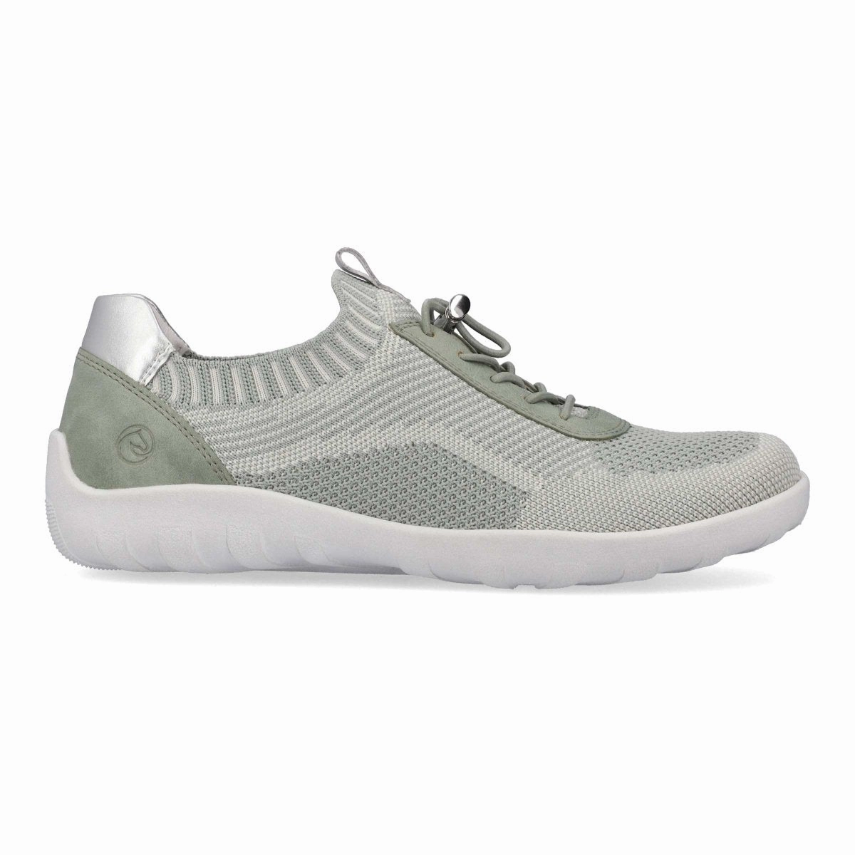 Heat Release Rieker Women's R3518-52 Liv Mint/Silver Mesh