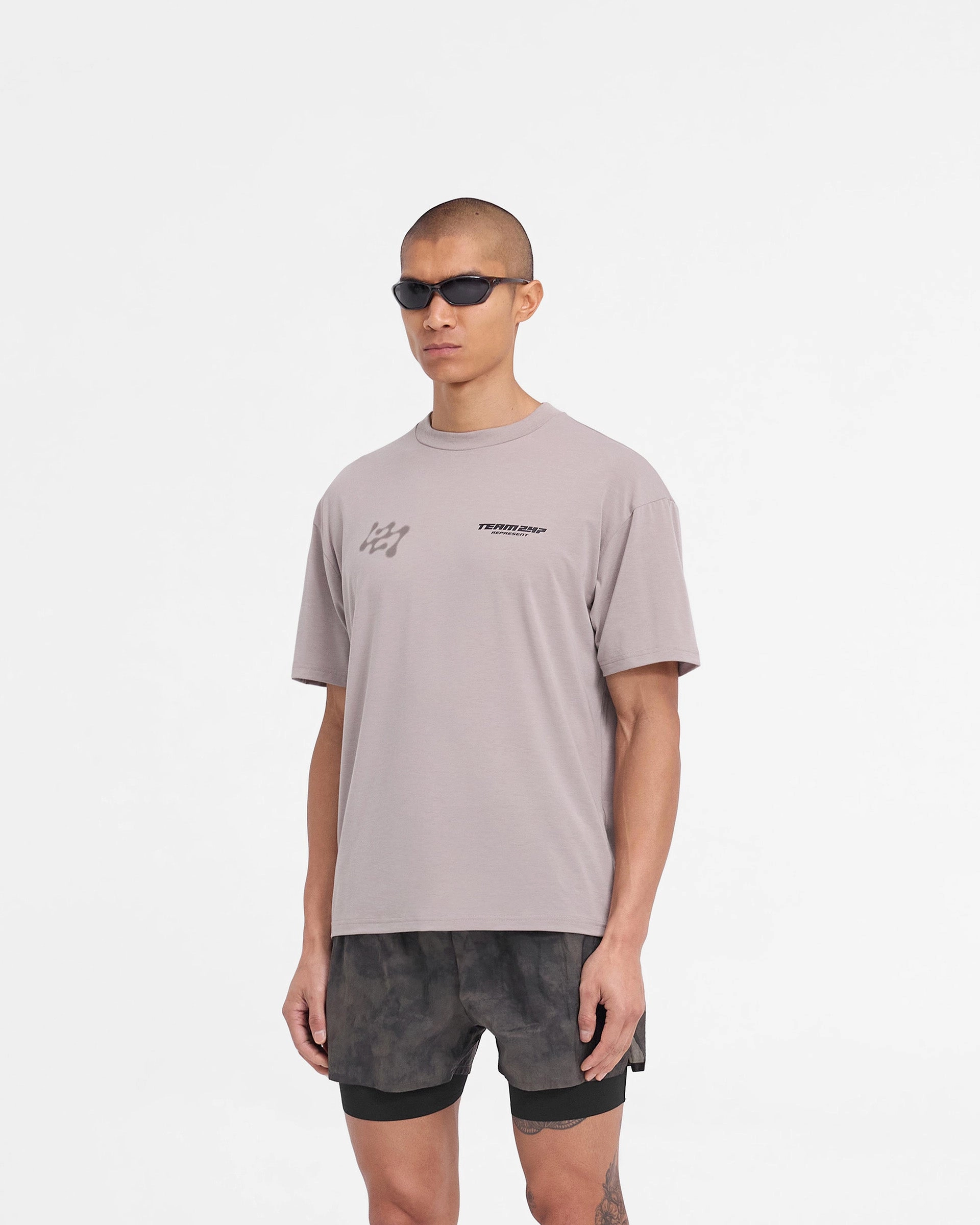 247 Future Terrains Oversized T-Shirt - Moonrock Fade Resistant Coating