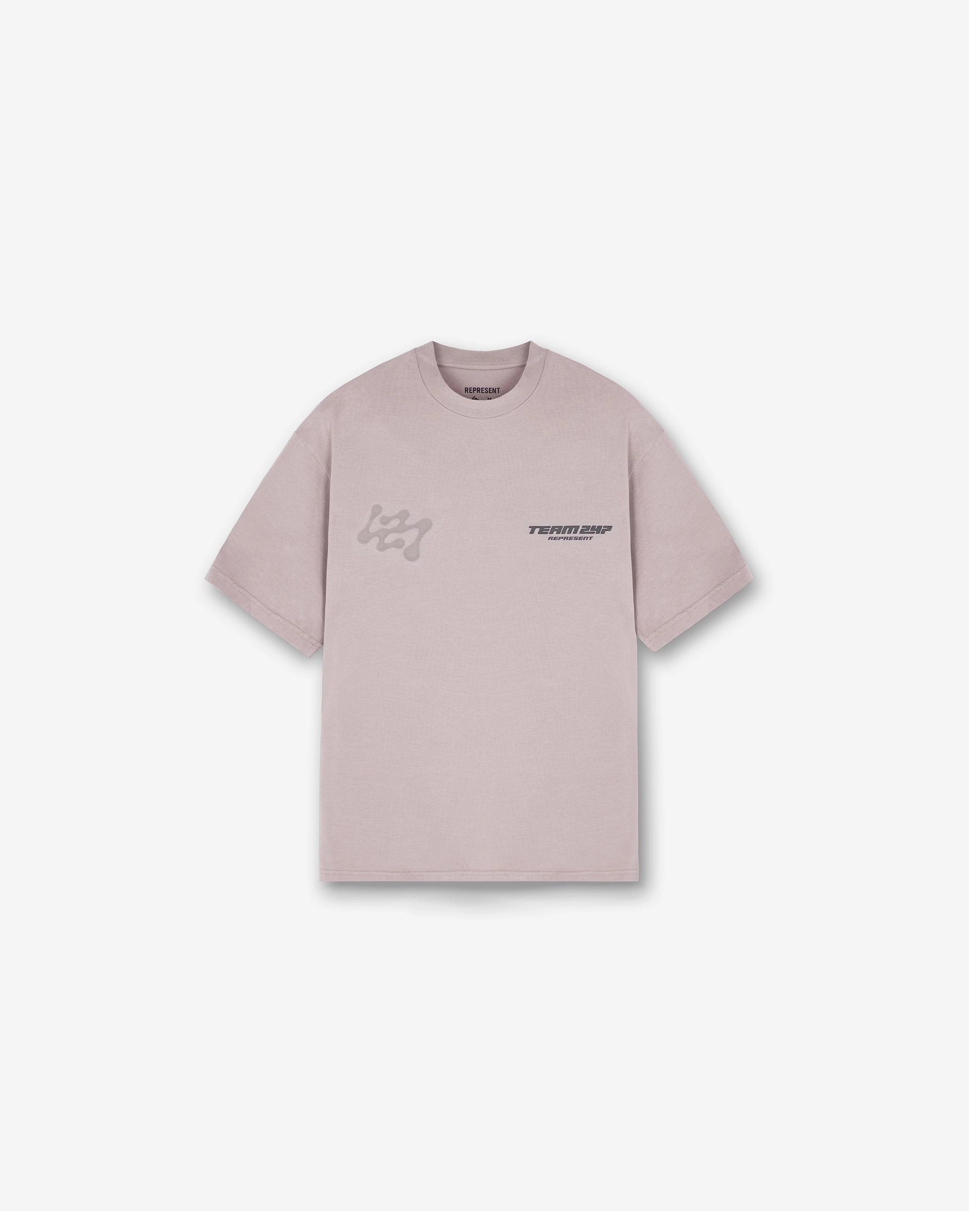 Sporty Layers Seam Free Back 247 Future Terrains Oversized T-Shirt - Moonrock