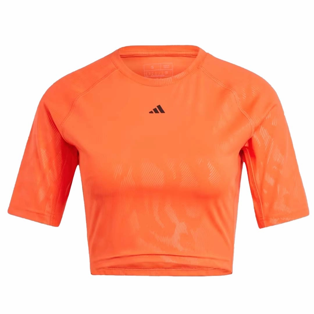 AntiStaticFinish adidas - Women's Power Cropped T-Shirt (IN6207)
