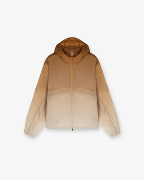 DoubleLayered Collar Thermal Core Technology 247 Hooded Training Jacket - Ombre