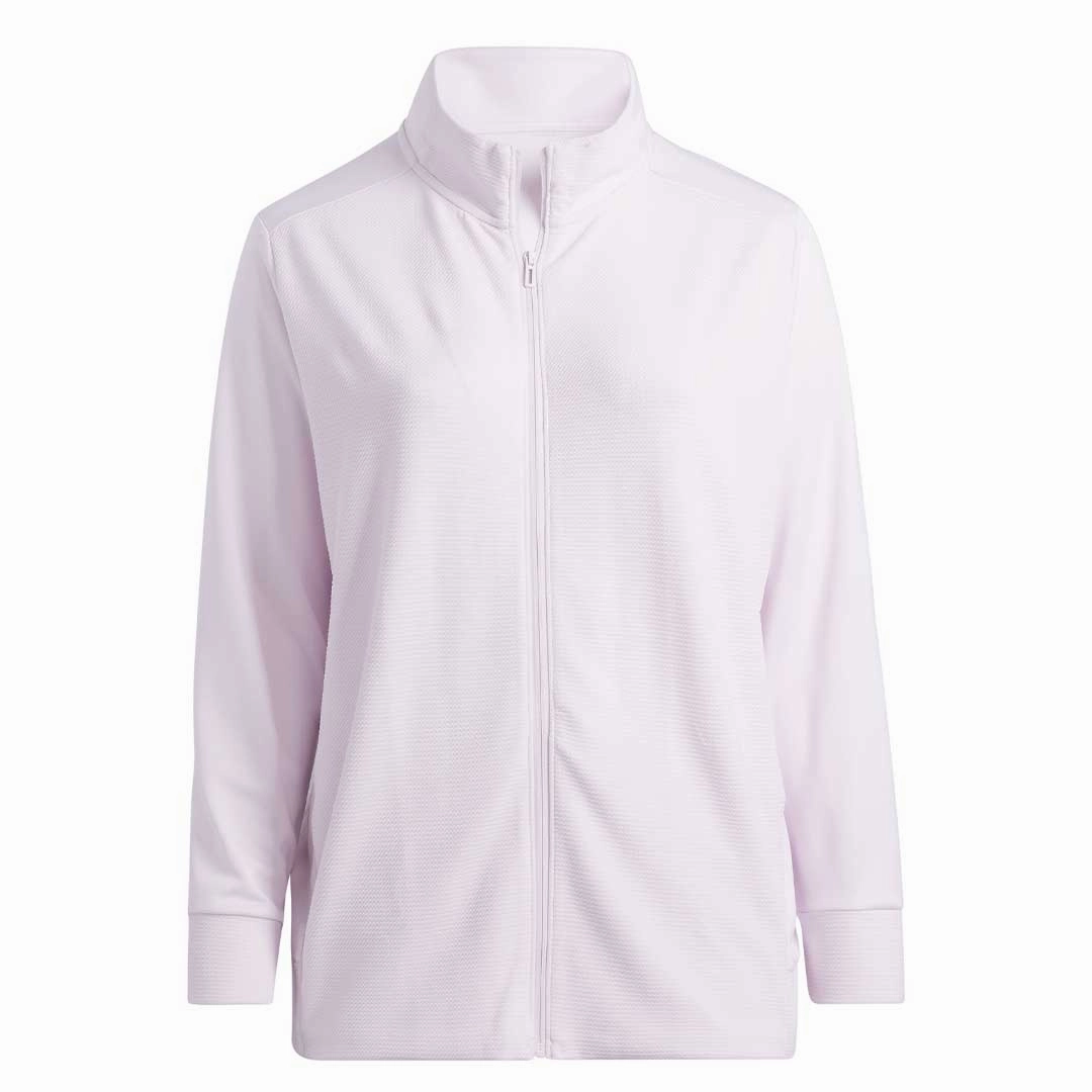 adidas - Women's Texture Full Zip Jacket (H56490) Snag Proof Surface Lined Pockets