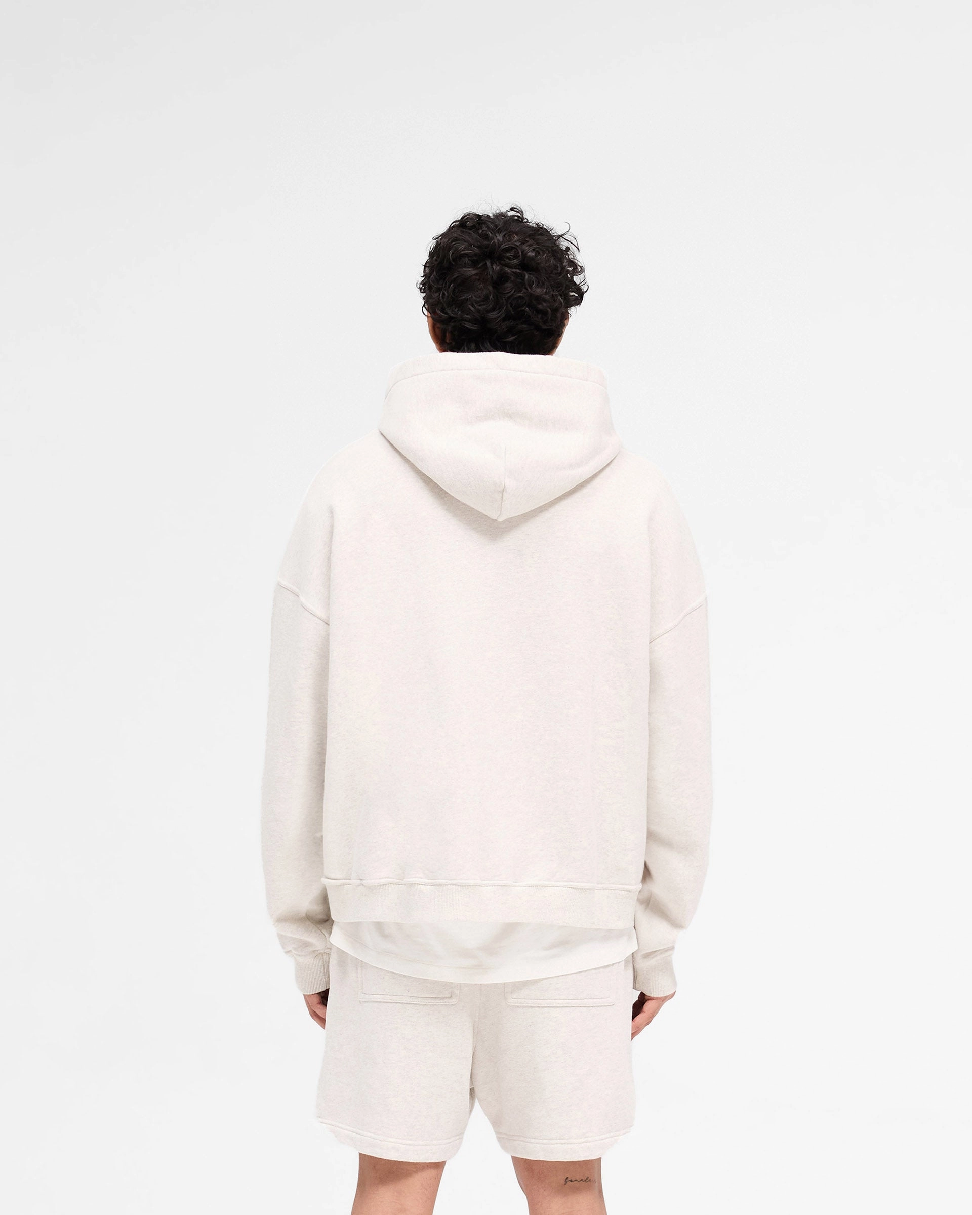 Muskox like Rep Applique Hoodie - Cream Marl