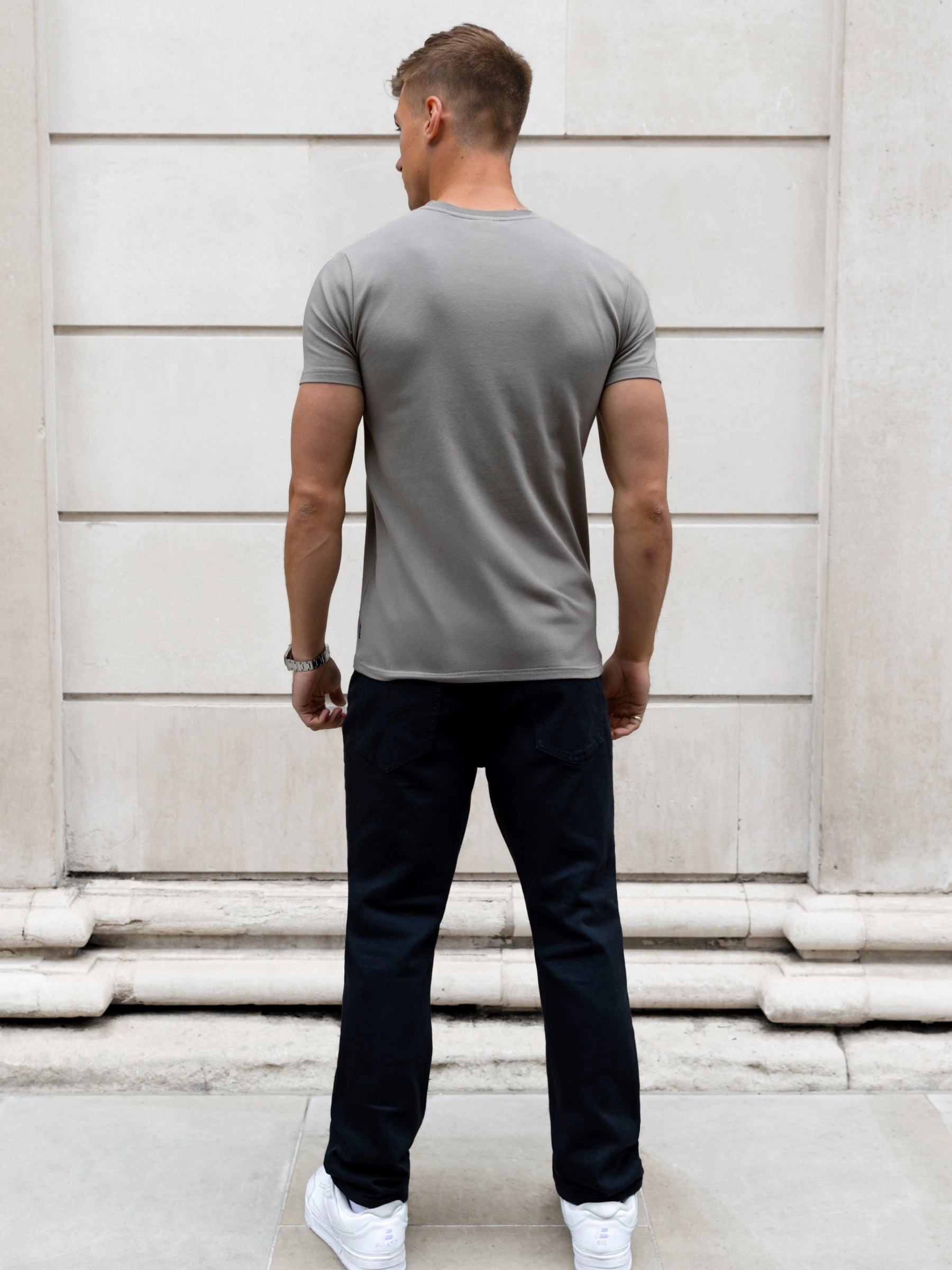 Conrad Anchor T-Shirt - Safari Green Soft Stretch Fit Seasonal Wear