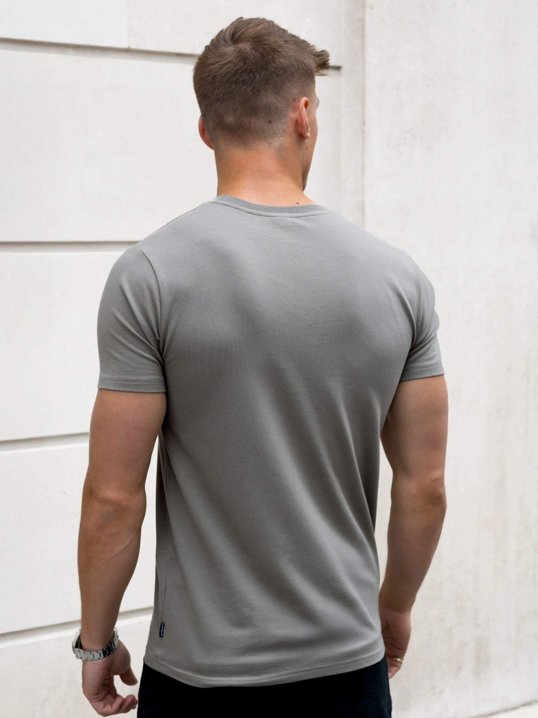 Conrad Anchor T-Shirt - Safari Green comfortable option Ethically Sourced Cotton