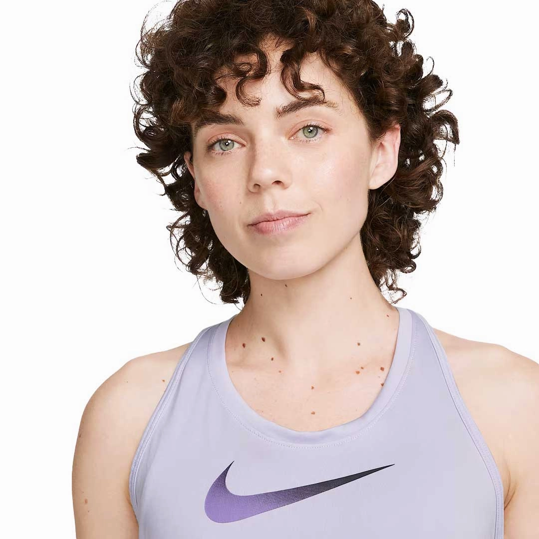 Soft Cover Thermo Regulating Fabric Nike - Women's Dri-Fit One Swoosh Tank Top (DX1027 536)