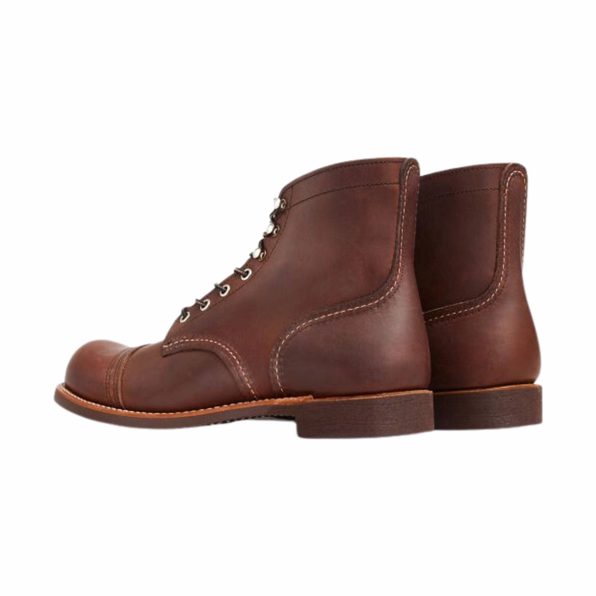 Red Wing Men's Iron Ranger 6 Inch Boots - Amber Harness Low Profile Functional Minimalist